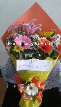 Ramo Floral Floristeria Decoaromas Costa Rica